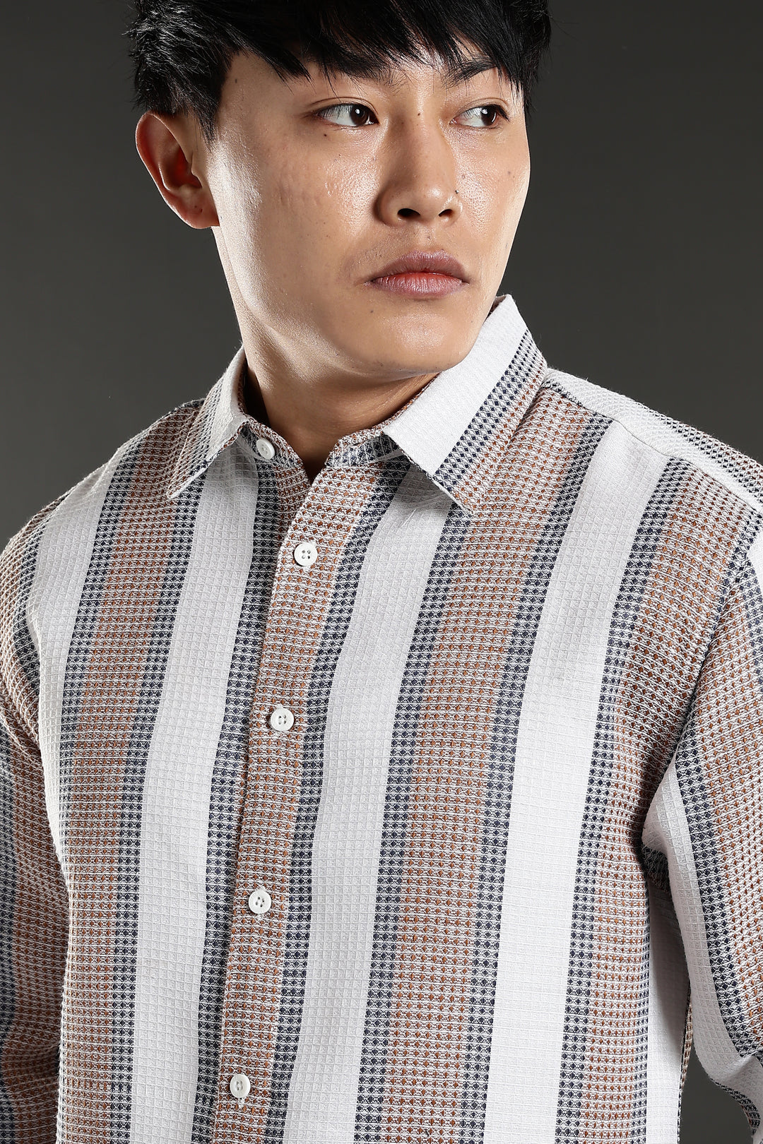 Stripes: Classic Textured Fabric shirt