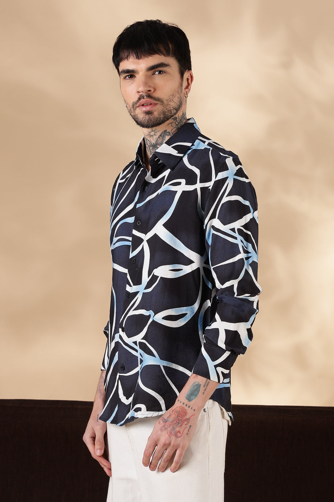 Textured Fabric: Turquoise Shirt