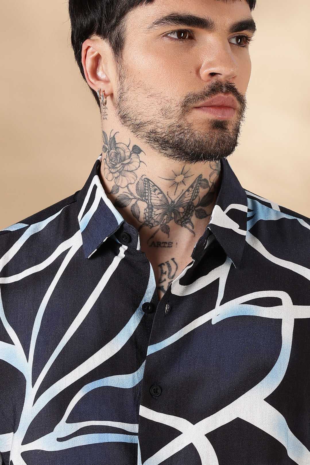 Textured Fabric: Turquoise Shirt