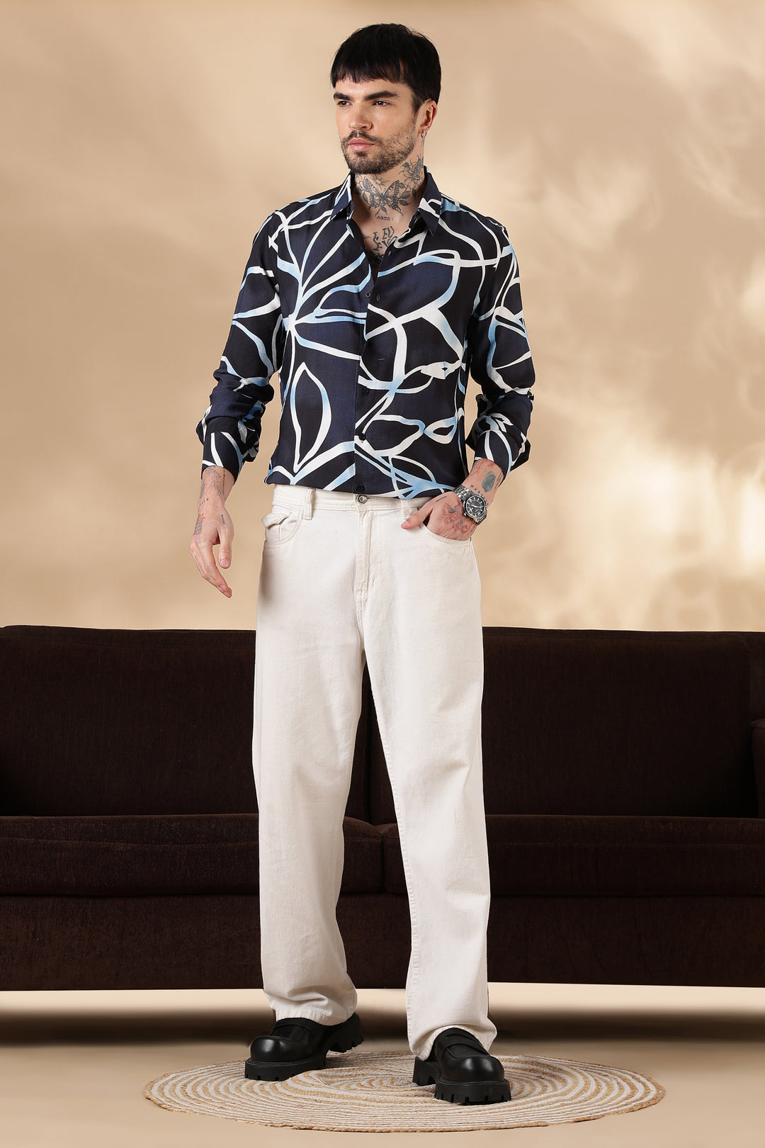 Textured Fabric: Turquoise Shirt