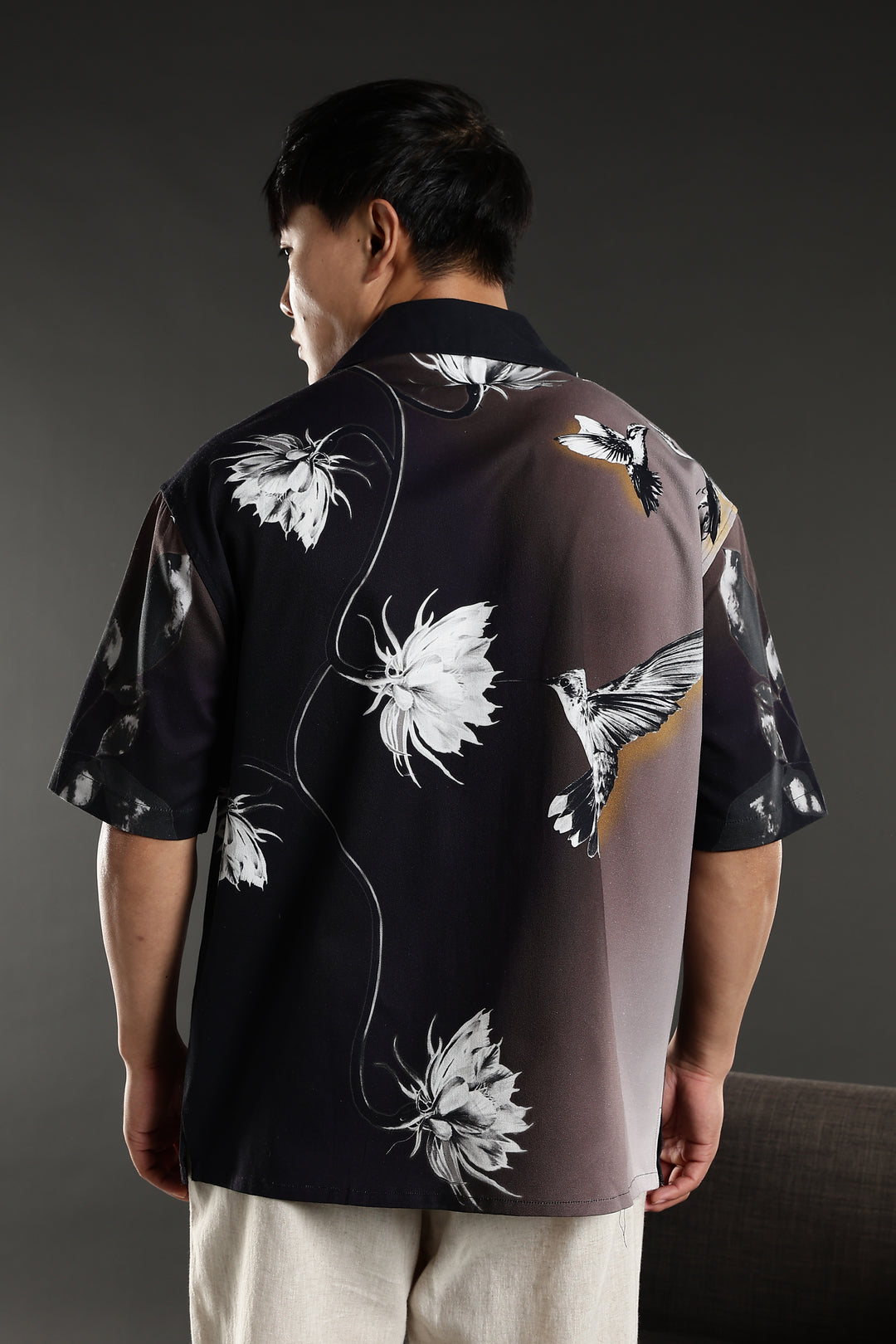 Lotus Gradient Oversized Shirt