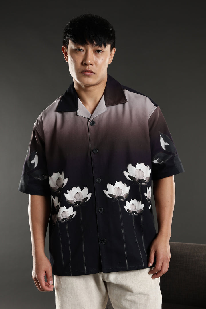 Lotus Gradient Oversized Shirt