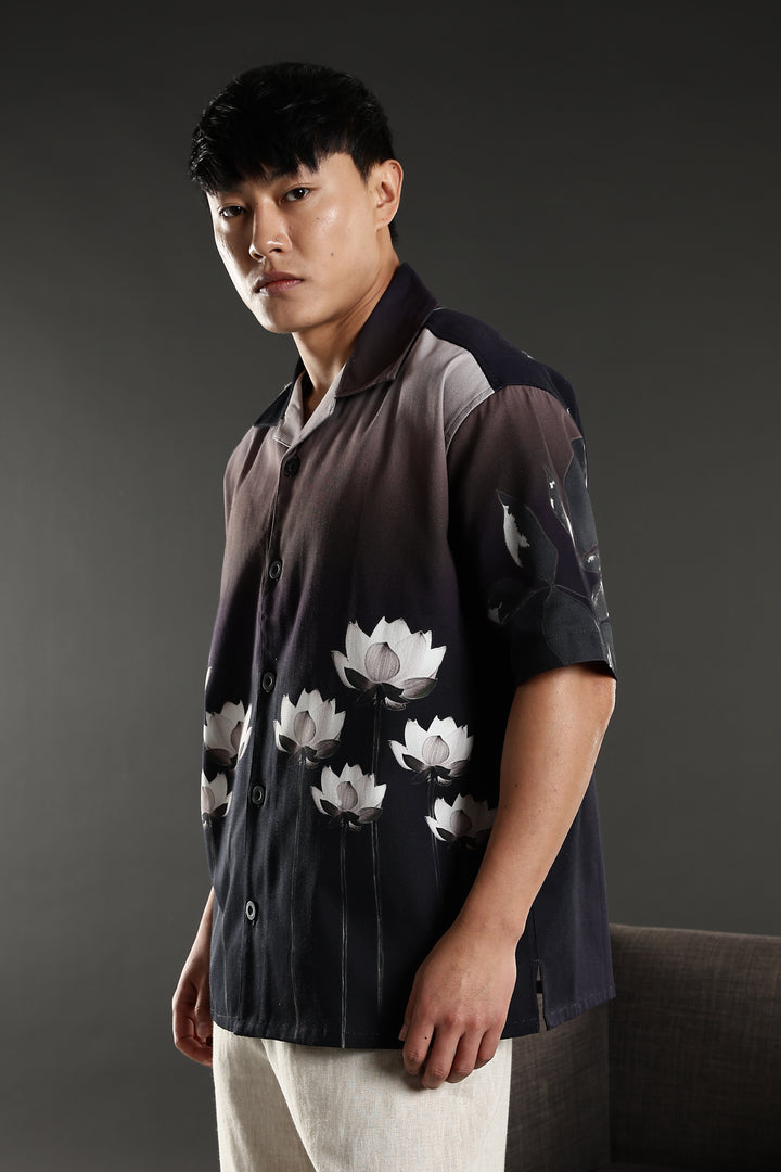 Lotus Gradient Oversized Shirt