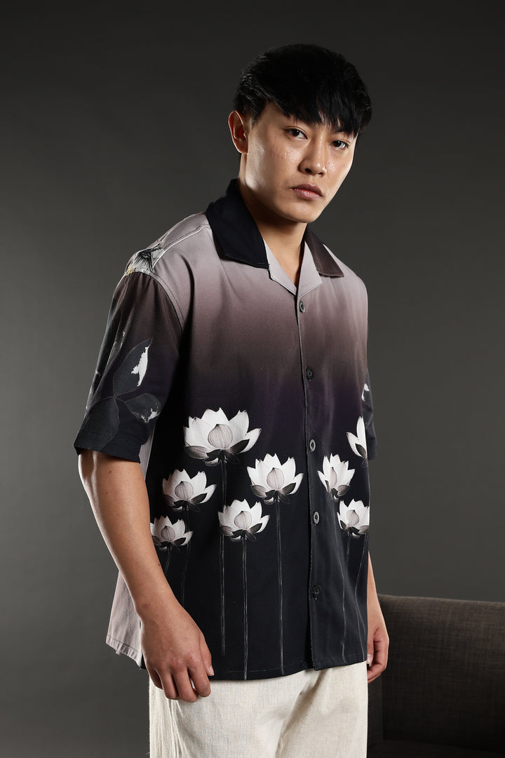 Lotus Gradient Oversized Shirt