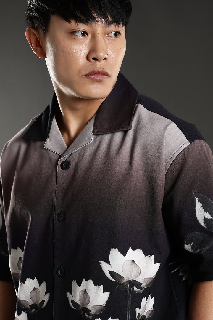 Lotus Gradient Oversized Shirt