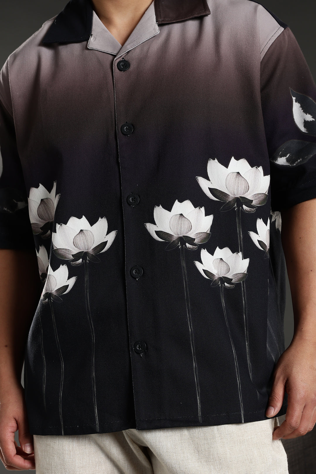 Lotus Gradient Oversized Shirt