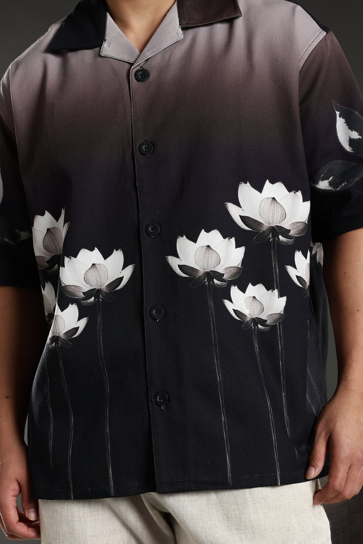 Lotus Gradient Oversized Shirt