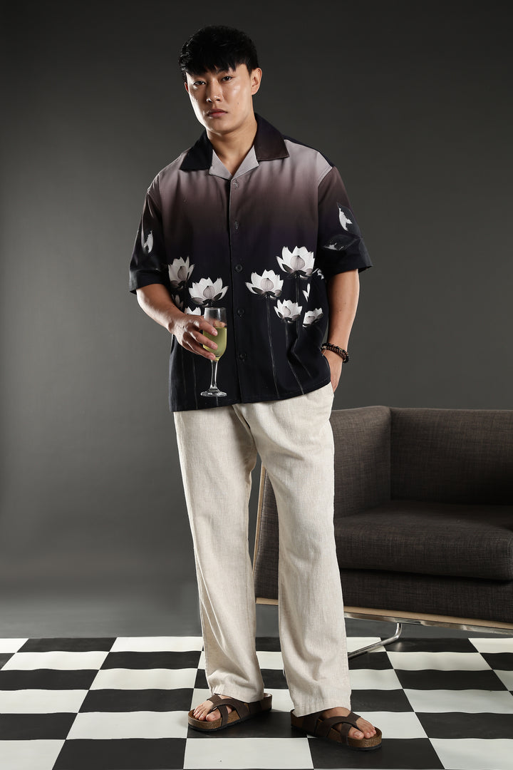 Lotus Gradient Oversized Shirt