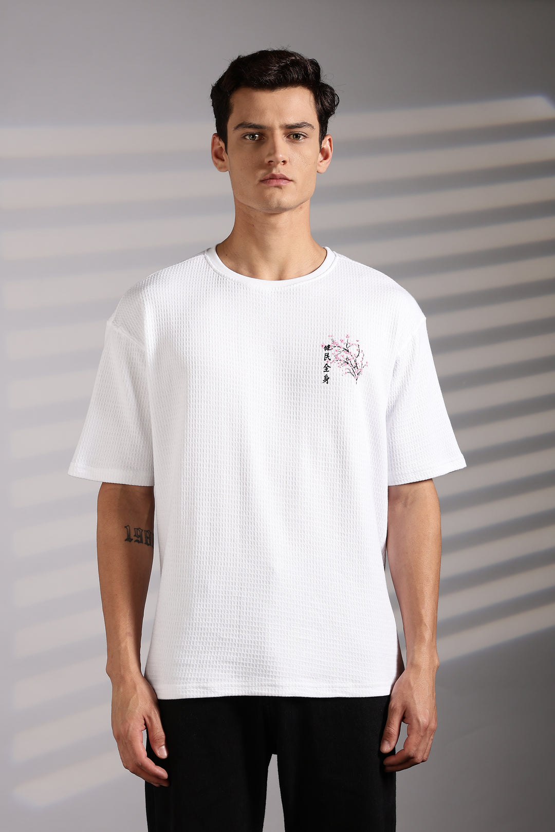 Japanese Blossom White Oversized tshirt