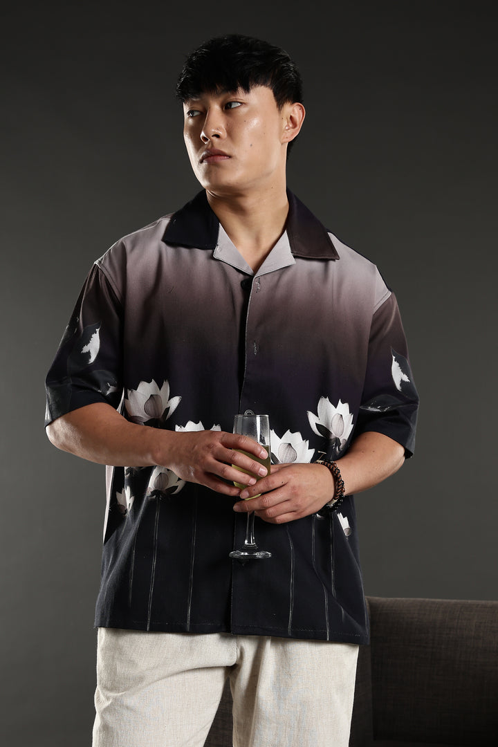 Lotus Gradient Oversized Shirt