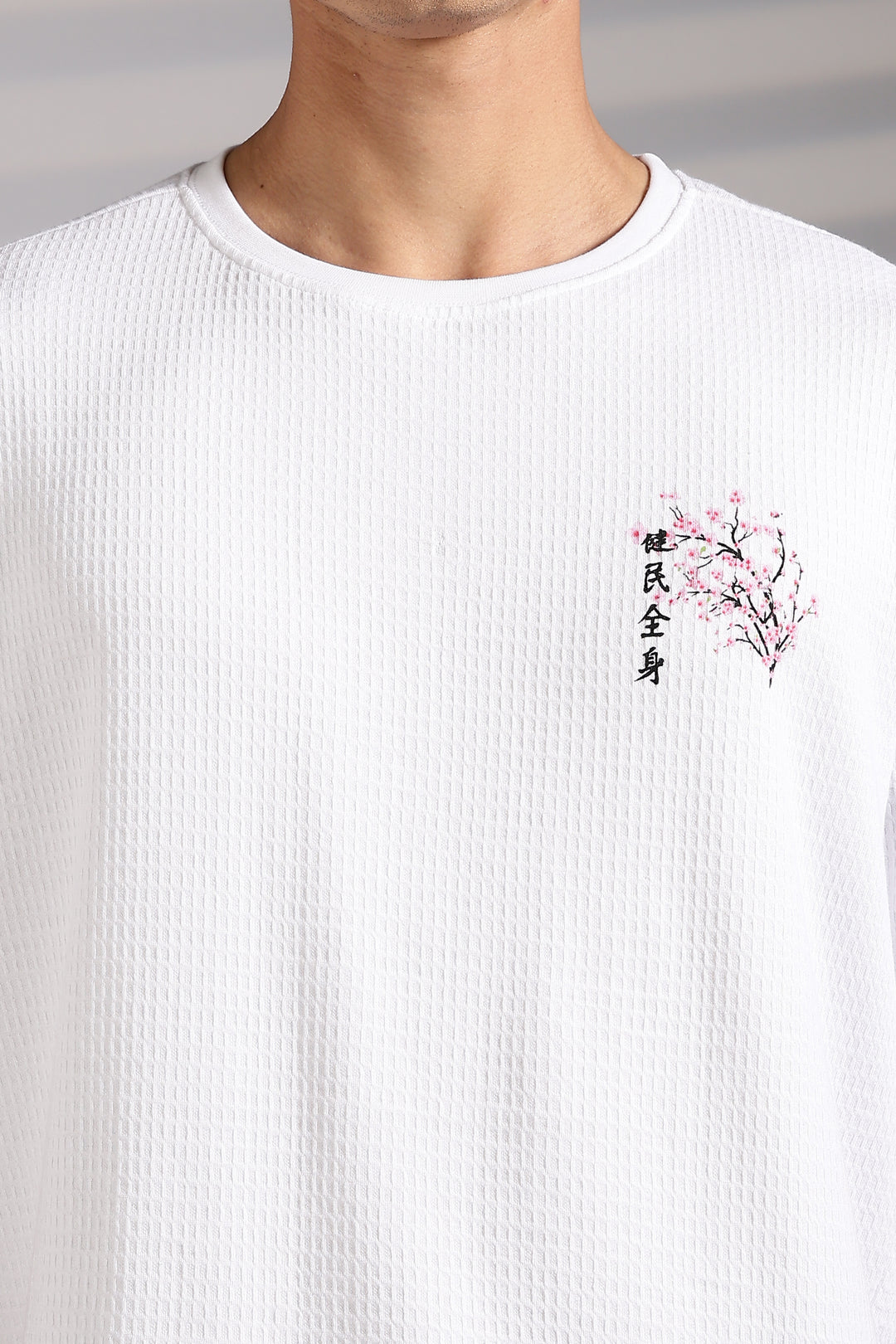 Japanese Blossom White Oversized tshirt