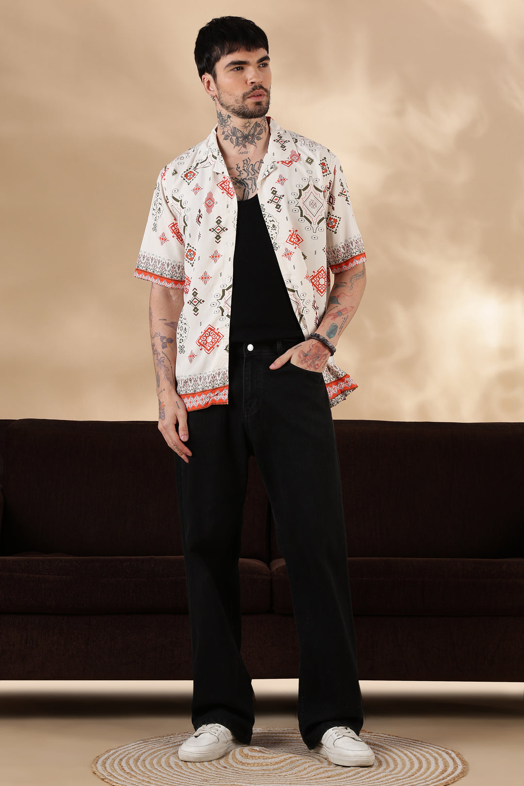 Indigenous : Printed Cuban Shirt