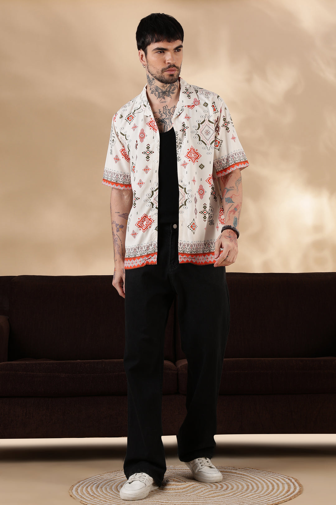 Indigenous : Printed Cuban Shirt