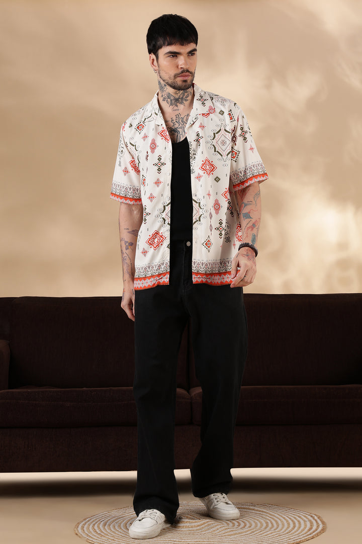 Indigenous : Printed Cuban Shirt