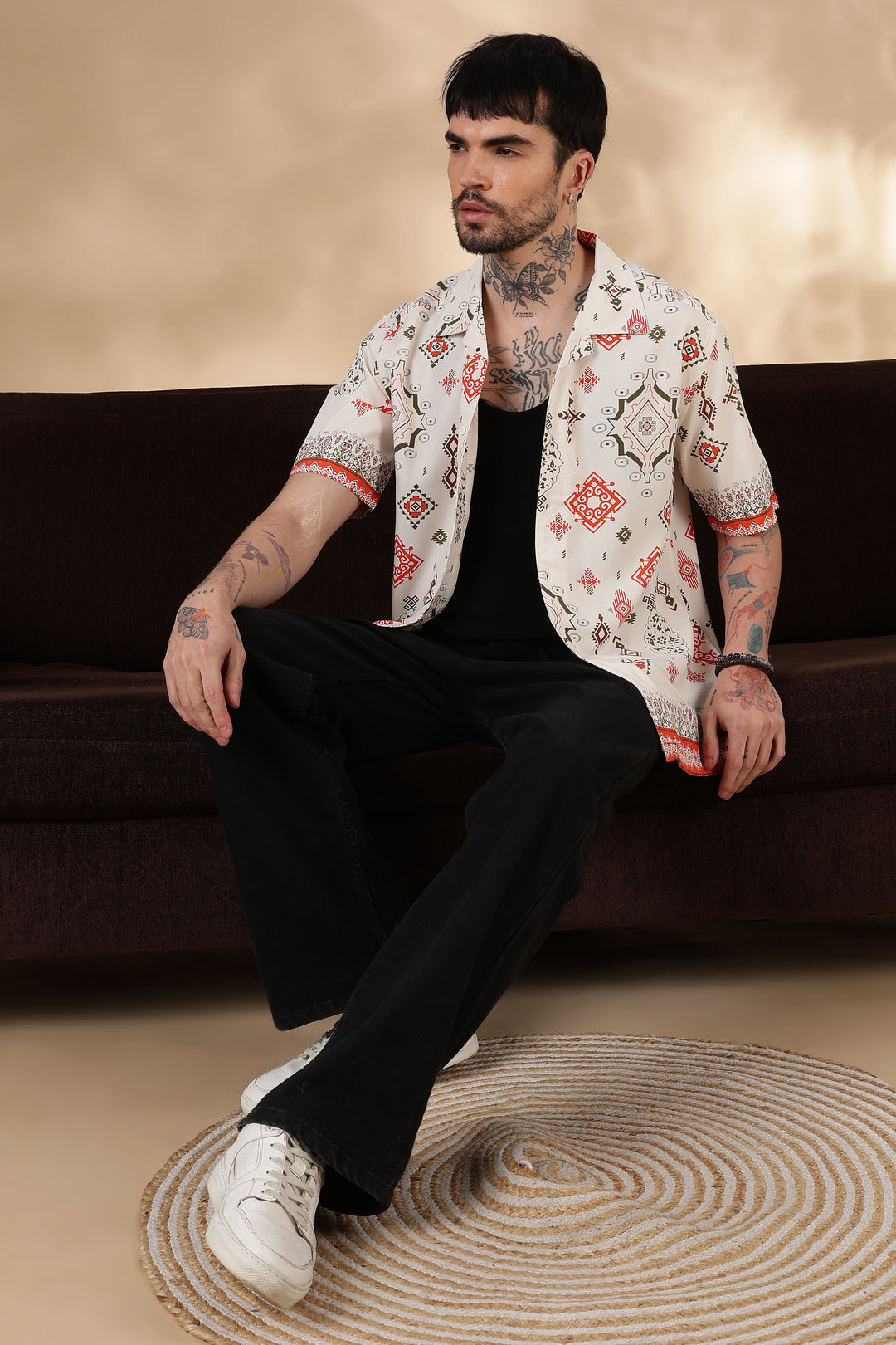 Indigenous : Printed Cuban Shirt