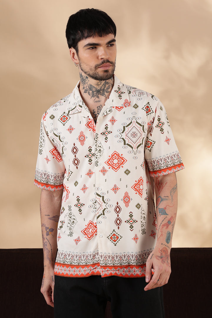 Indigenous : Printed Cuban Shirt