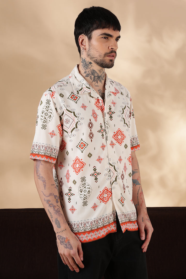 Indigenous : Printed Cuban Shirt