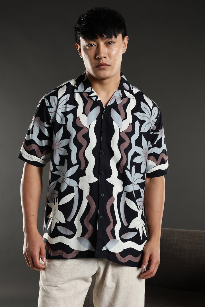 Wave Cuban Shirt