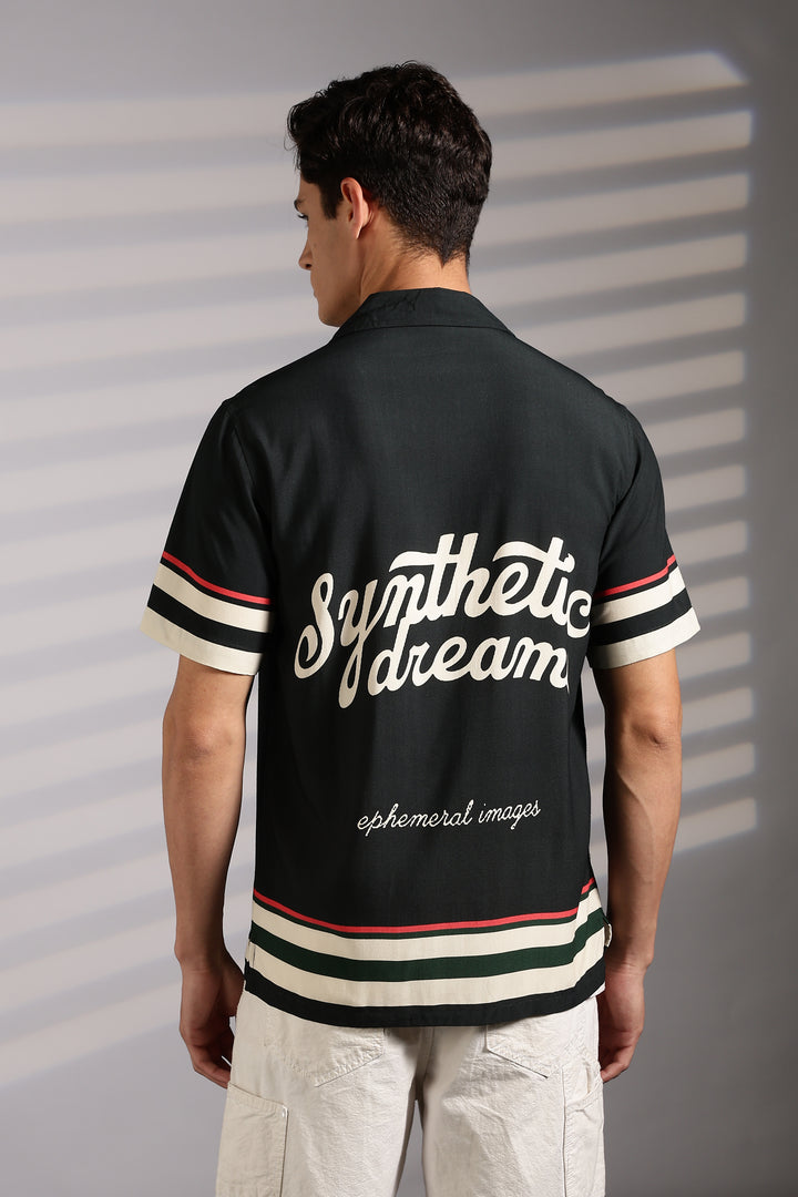 Synthetic Dreams: Green Cuban Shirt