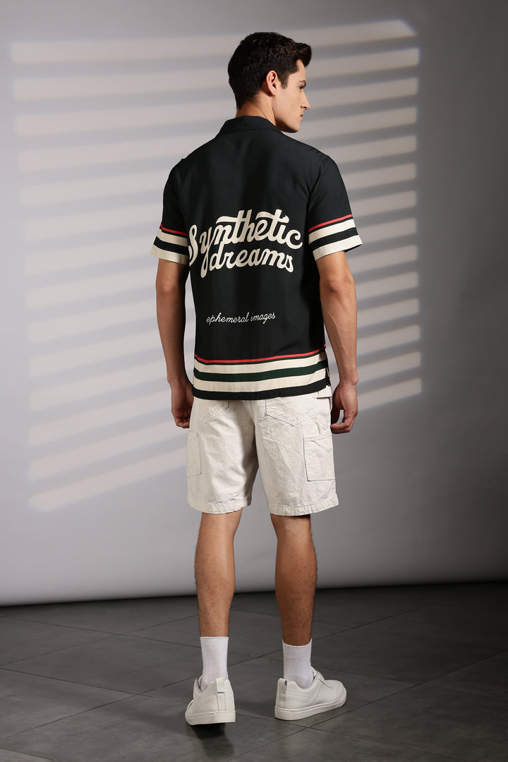 Synthetic Dreams: Green Cuban Shirt