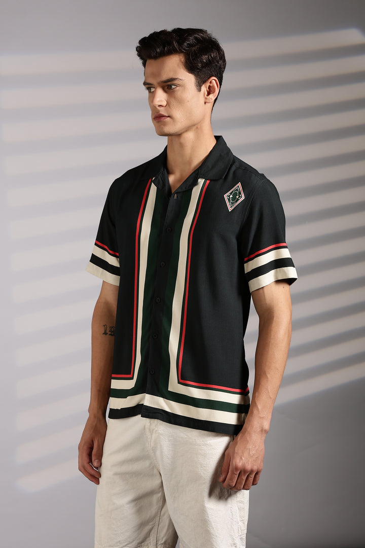 Synthetic Dreams: Green Cuban Shirt