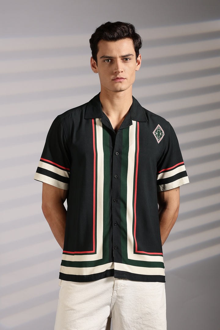 Synthetic Dreams: Green Cuban Shirt