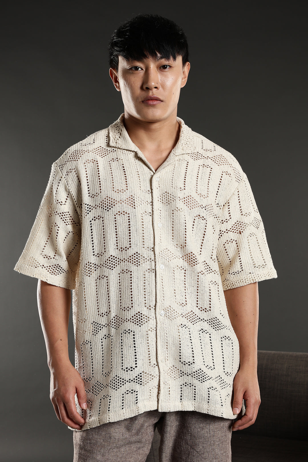 Hexagon Crochet Shirt