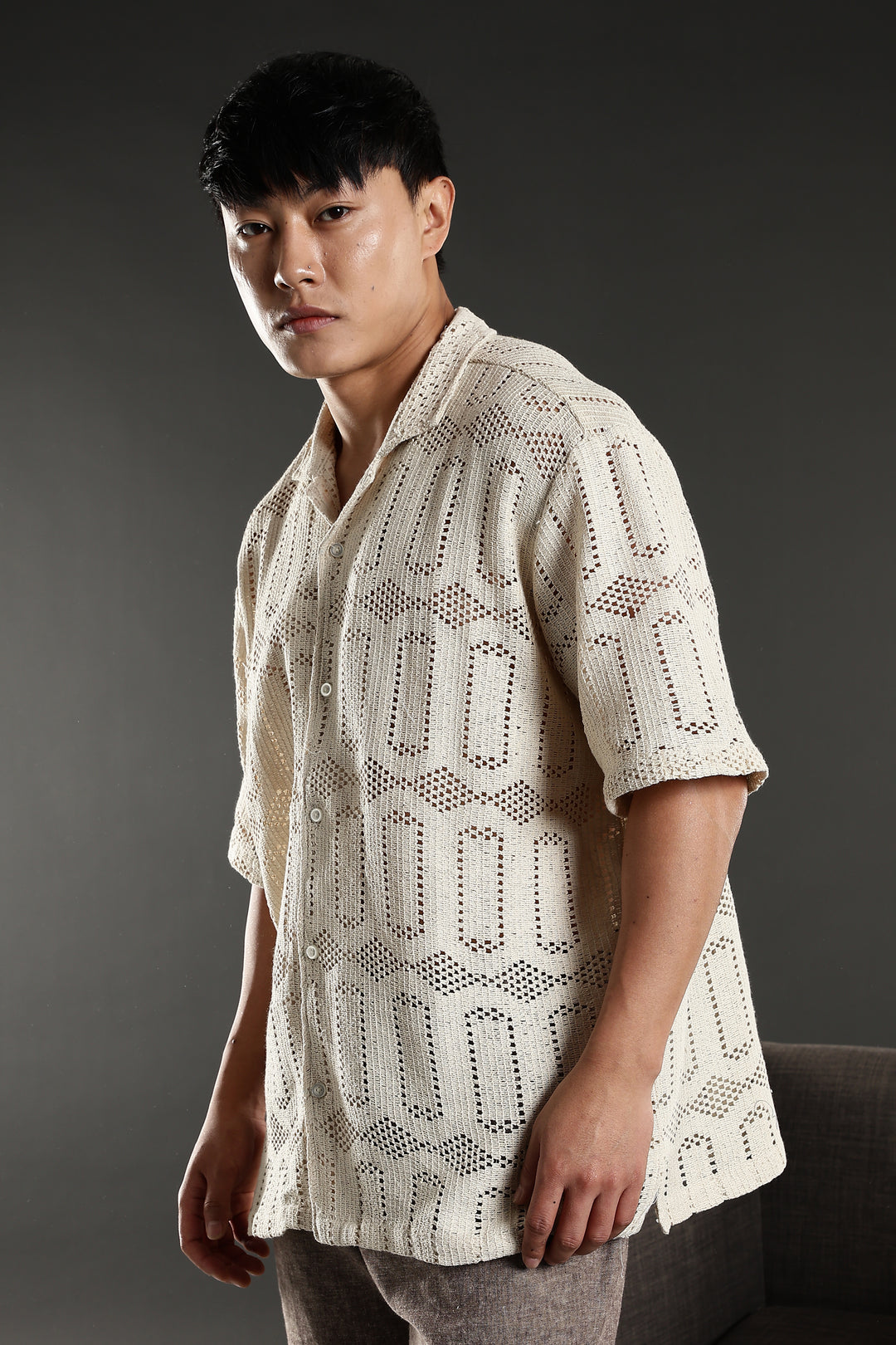Hexagon Crochet Shirt