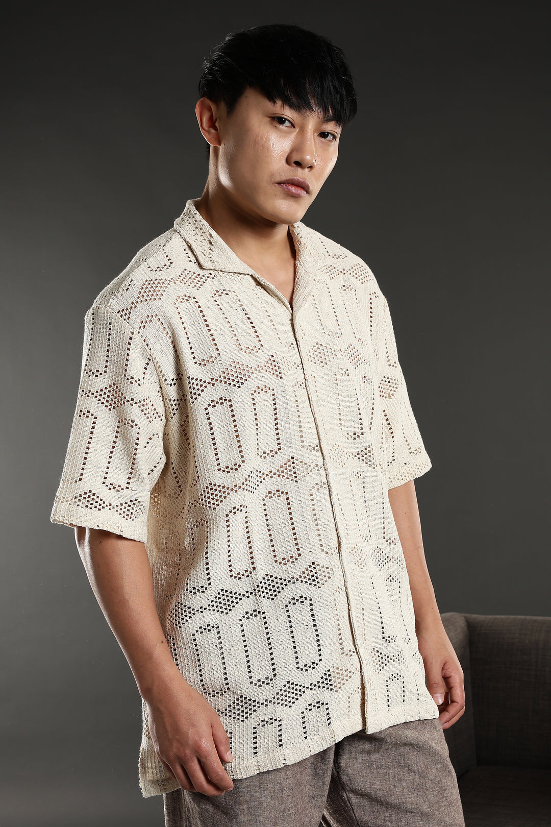 Hexagon Crochet Shirt