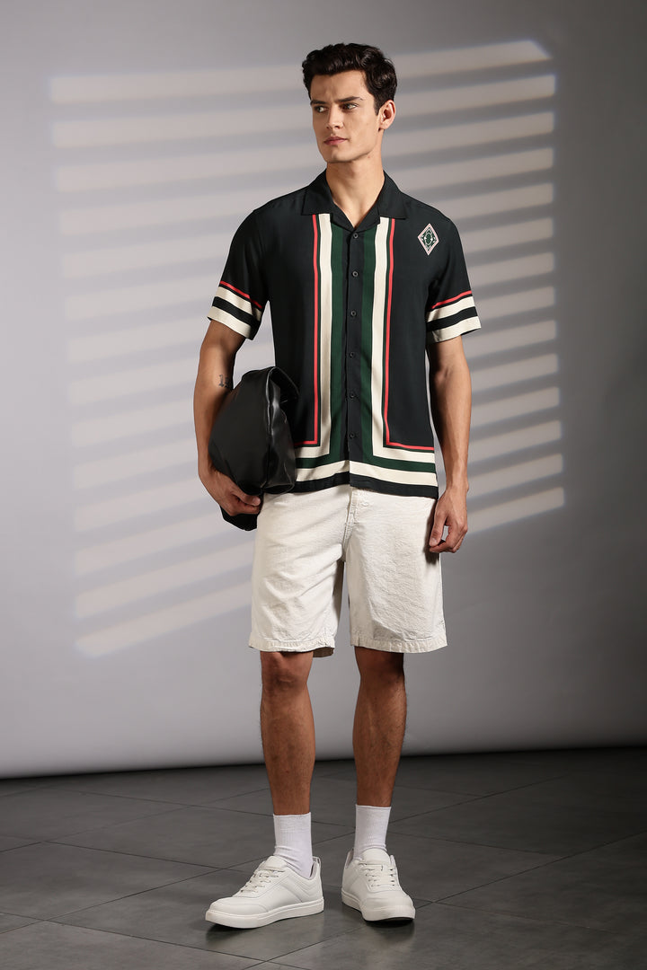 Synthetic Dreams: Green Cuban Shirt