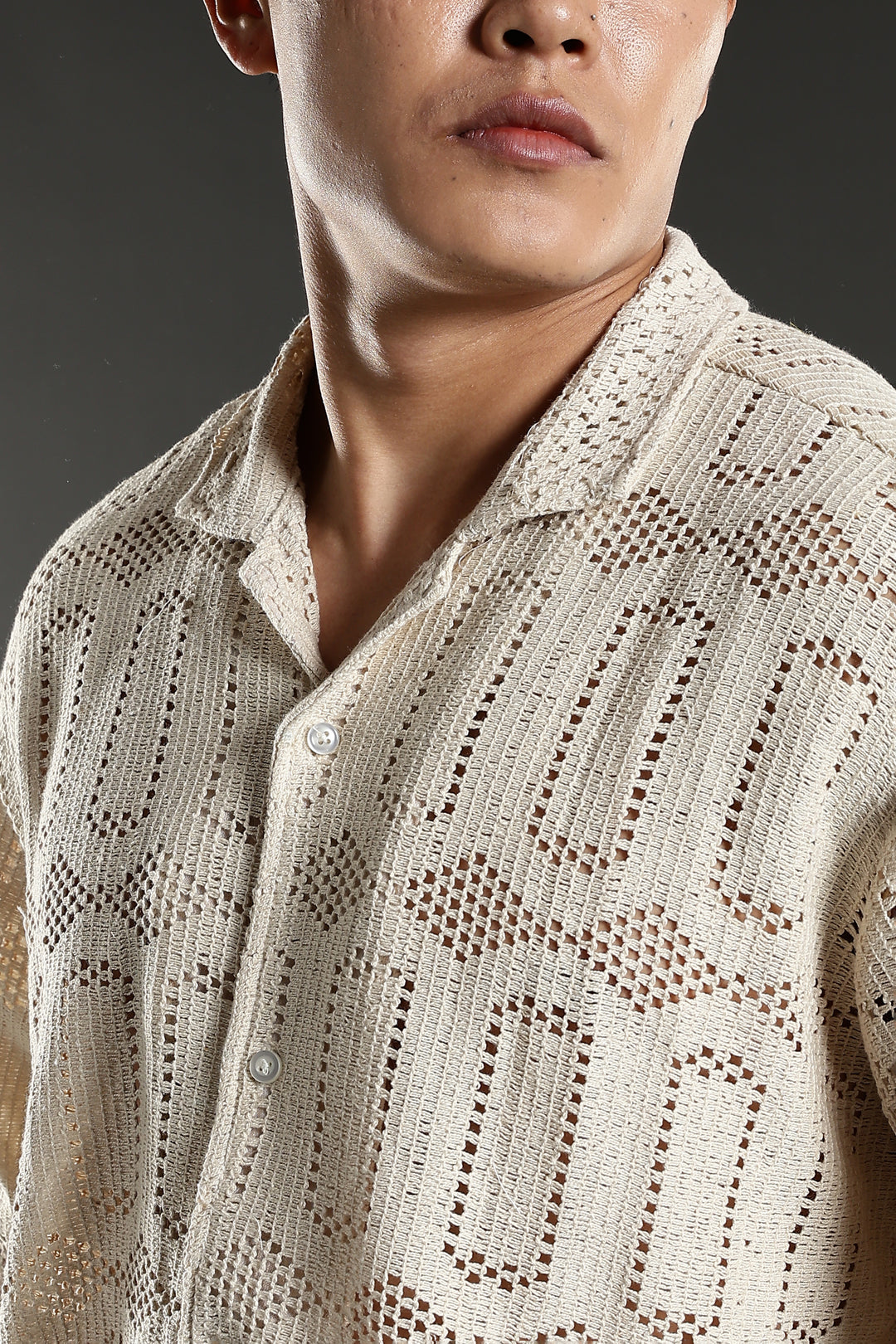 Hexagon Crochet Shirt