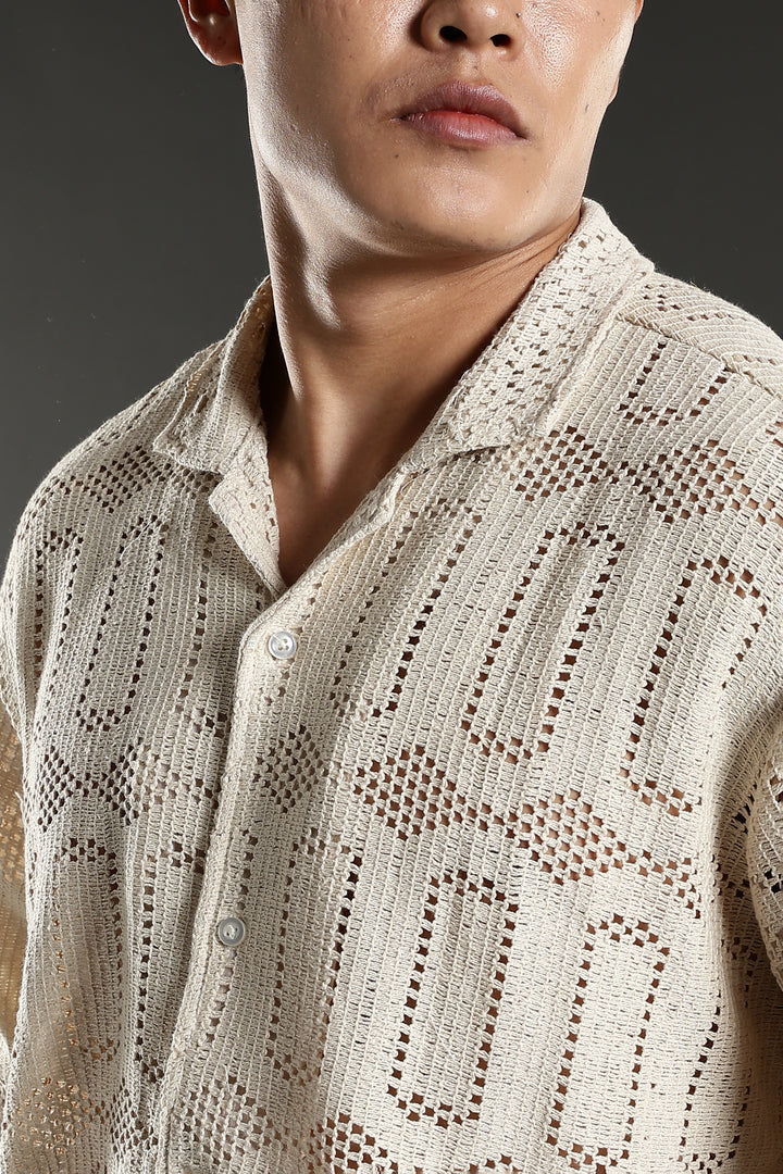 Hexagon Crochet Shirt