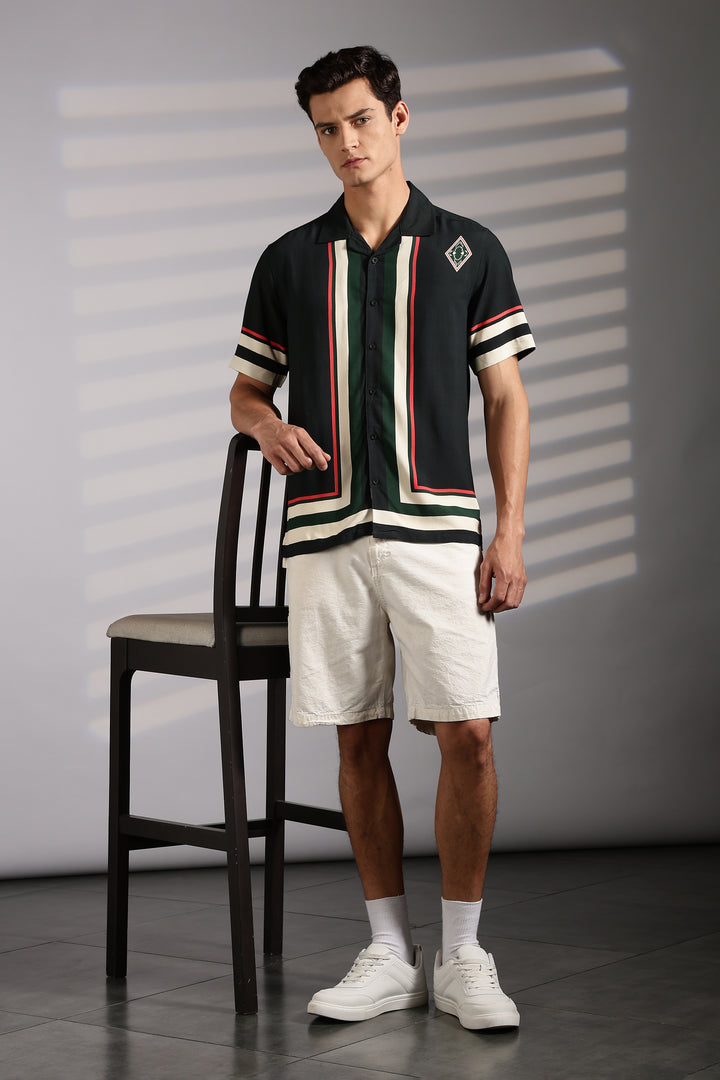 Synthetic Dreams: Green Cuban Shirt