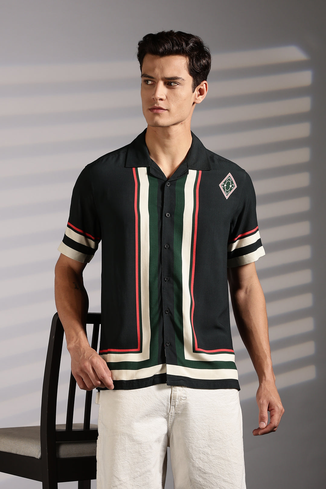 Synthetic Dreams: Green Cuban Shirt