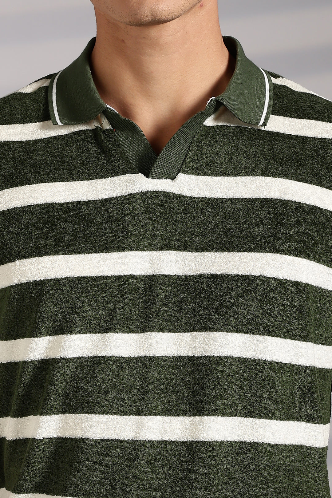 Green Stripes: Classic Polo Shirt