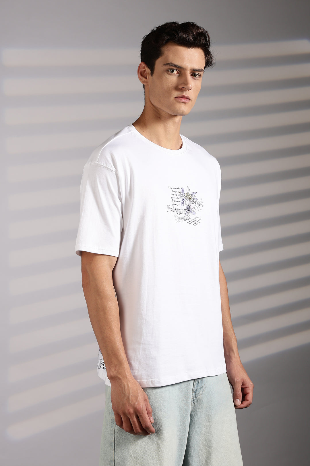 Perfect Landscape: White Oversized T-shirt