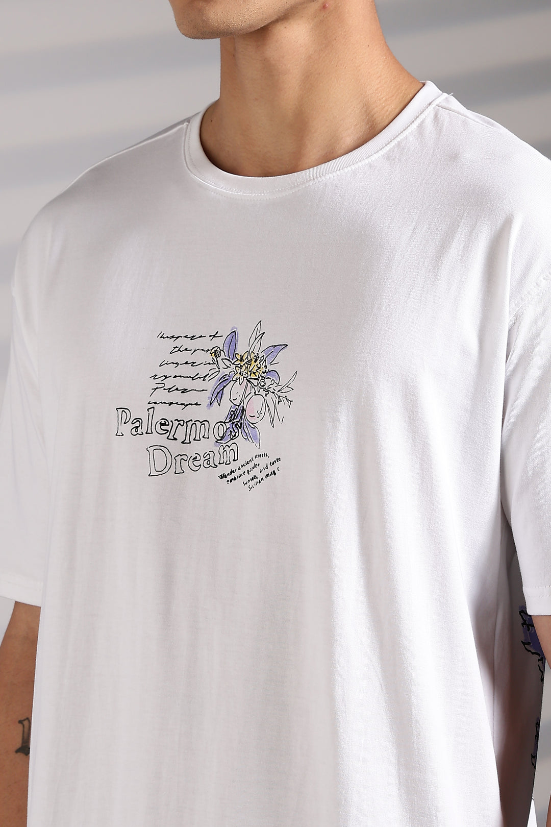 Perfect Landscape: White Oversized T-shirt