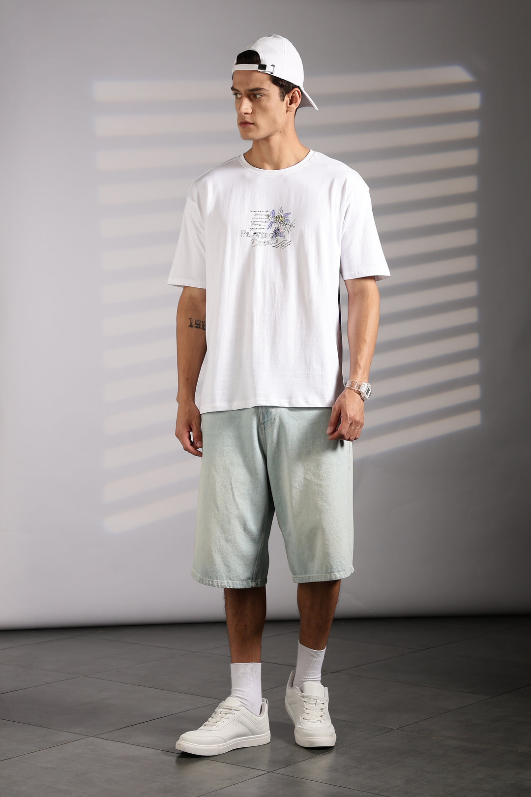 Perfect Landscape: White Oversized T-shirt