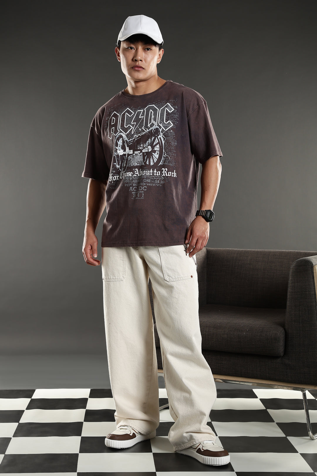 ACDC Canon: Washed Oversized Tshirt