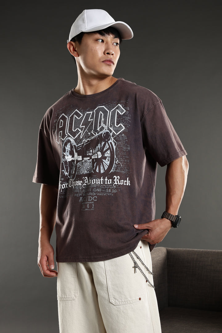 ACDC Canon: Washed Oversized Tshirt