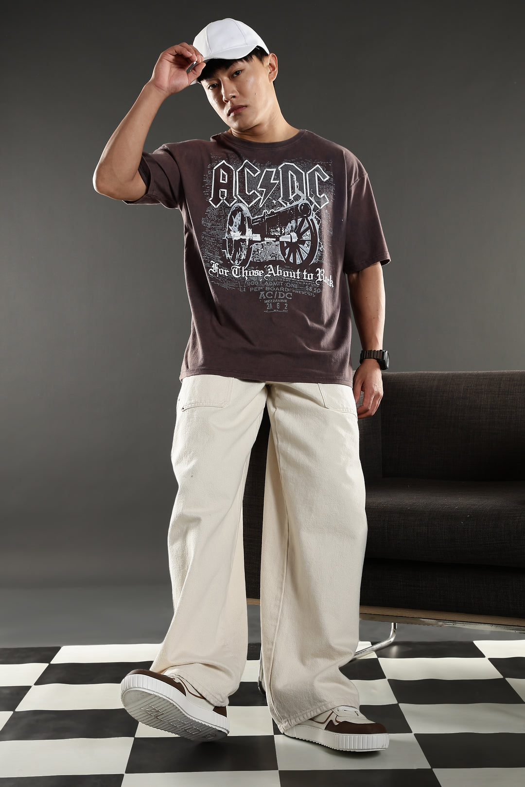ACDC Canon: Washed Oversized Tshirt