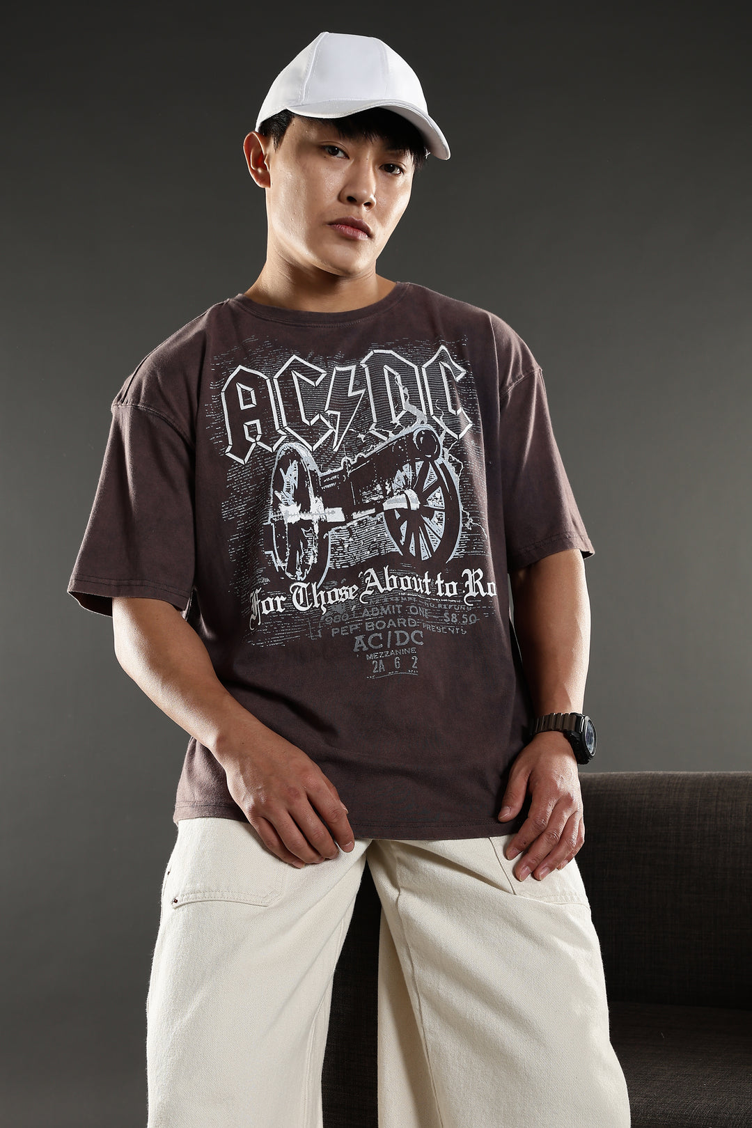 ACDC Canon: Washed Oversized Tshirt