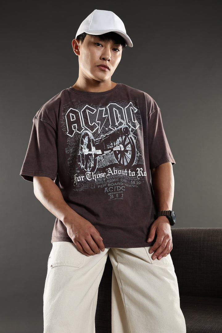 ACDC Canon: Washed Oversized Tshirt