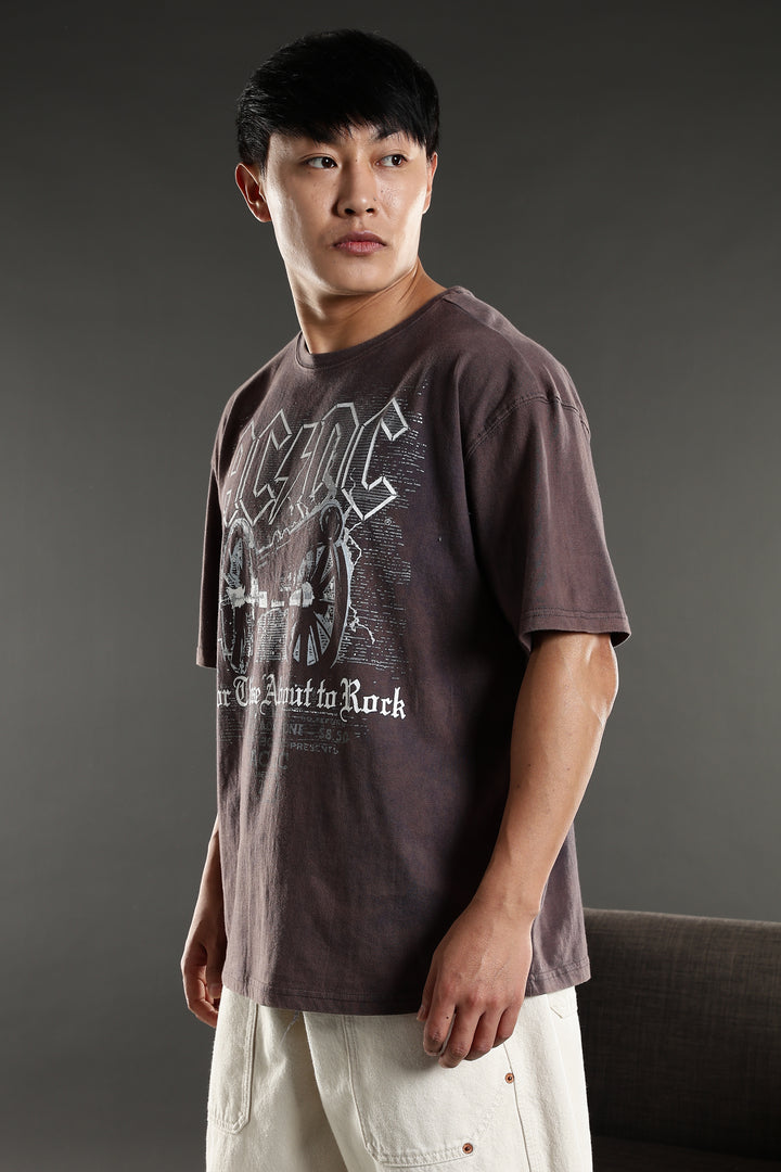 ACDC Canon: Washed Oversized Tshirt