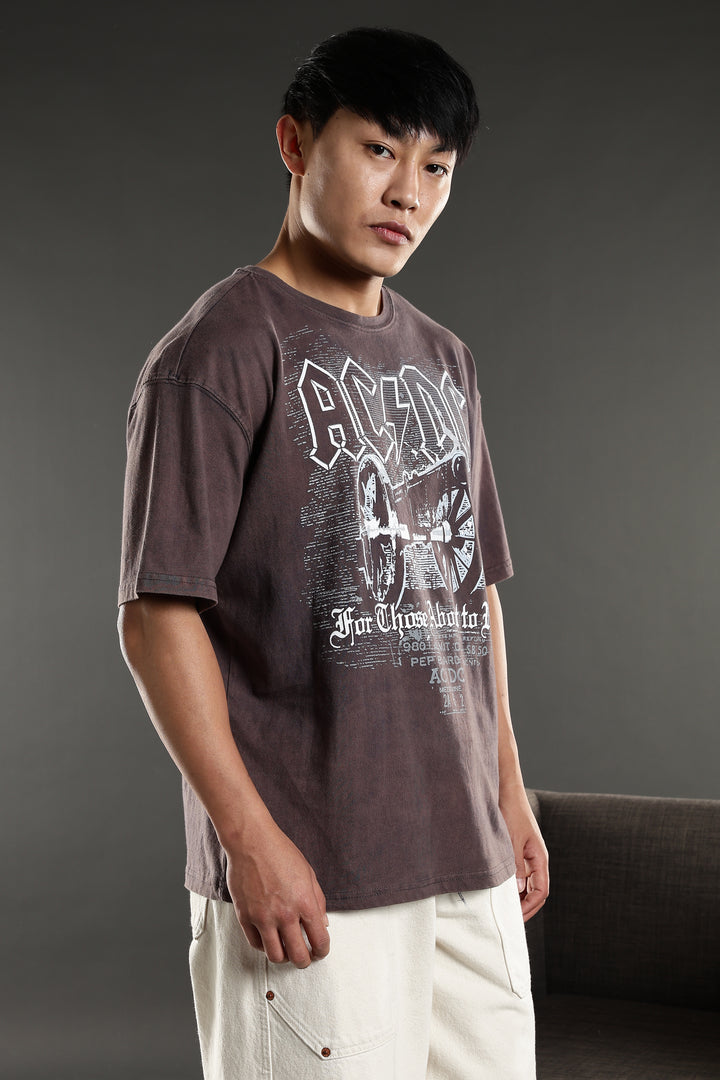 ACDC Canon: Washed Oversized Tshirt