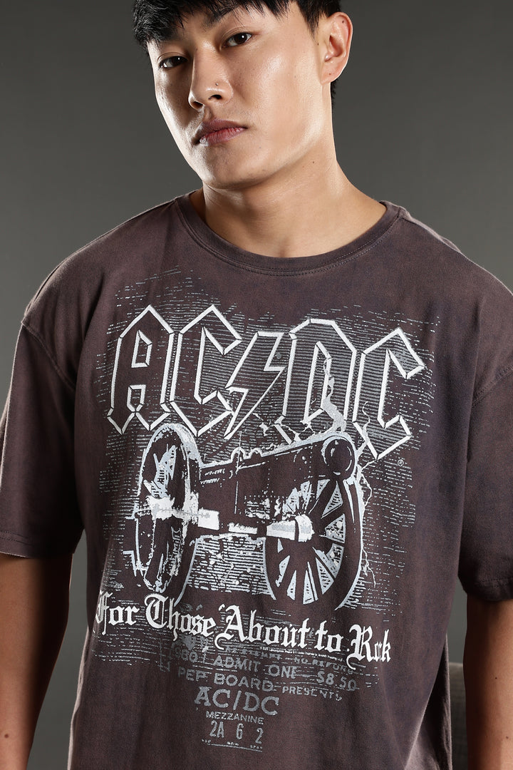 ACDC Canon: Washed Oversized Tshirt