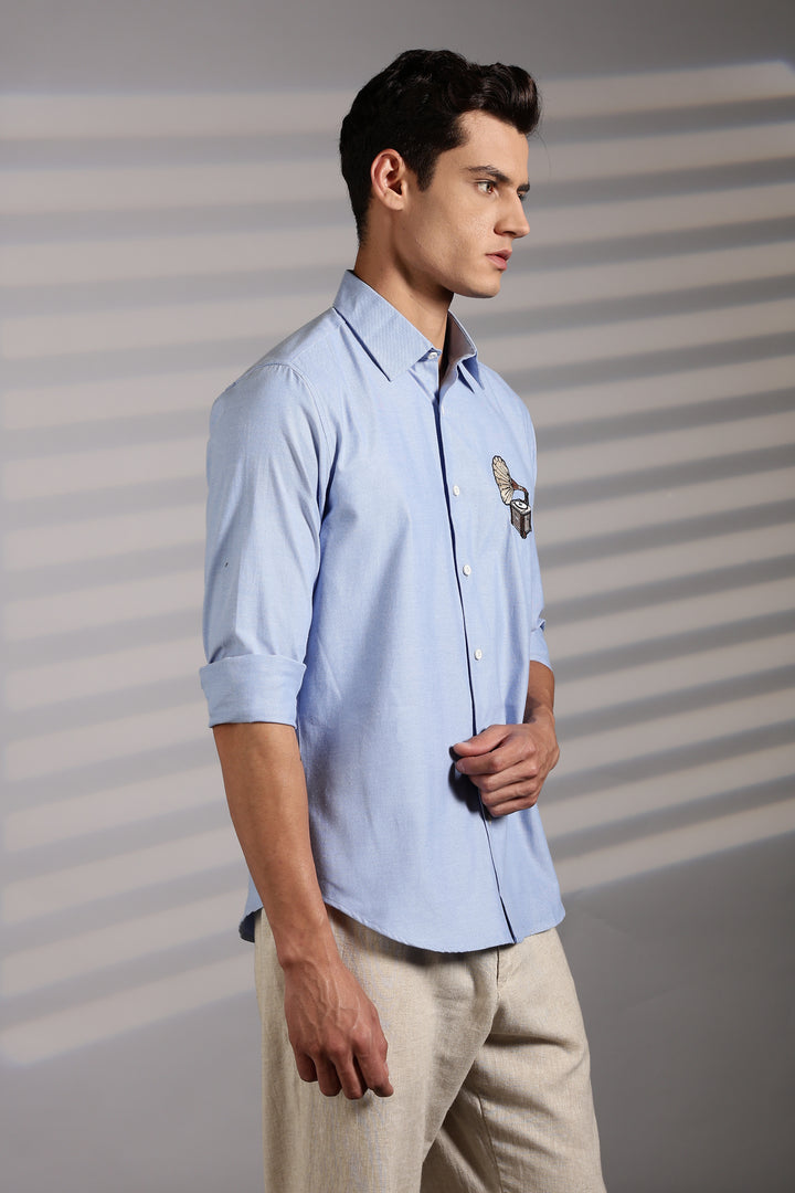 Music Embroidery Shirt