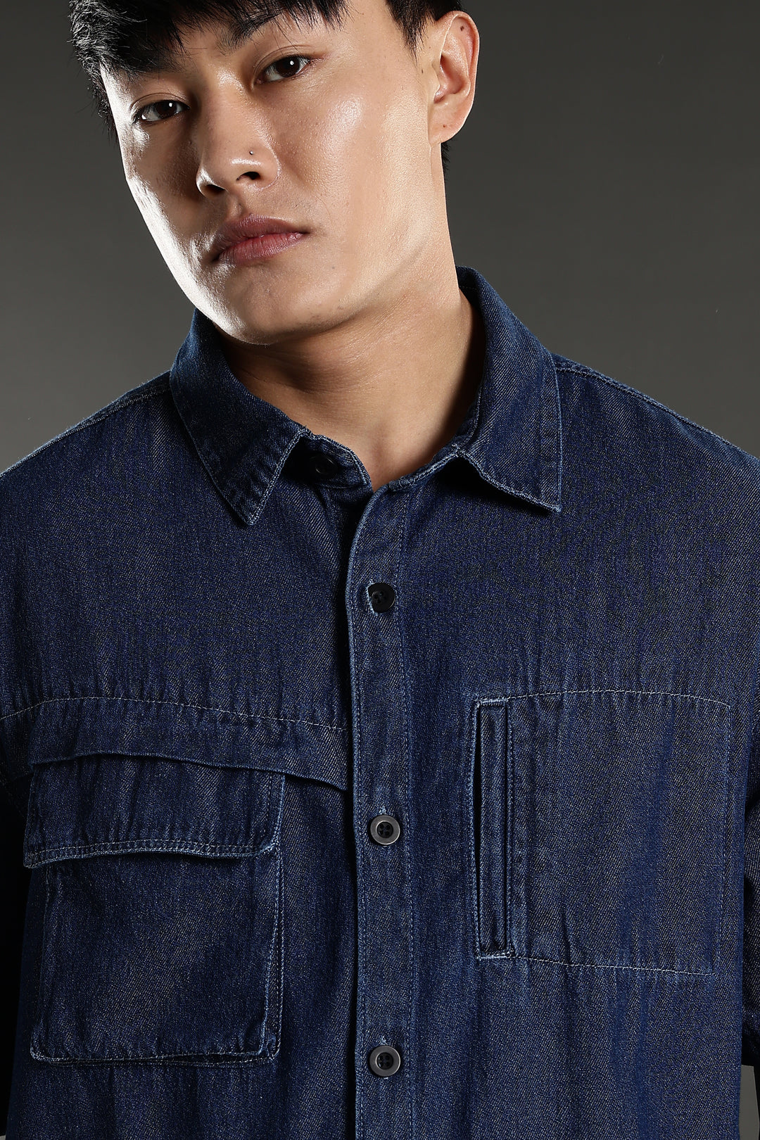 Denims: Utility Cargo Oversized Shirt