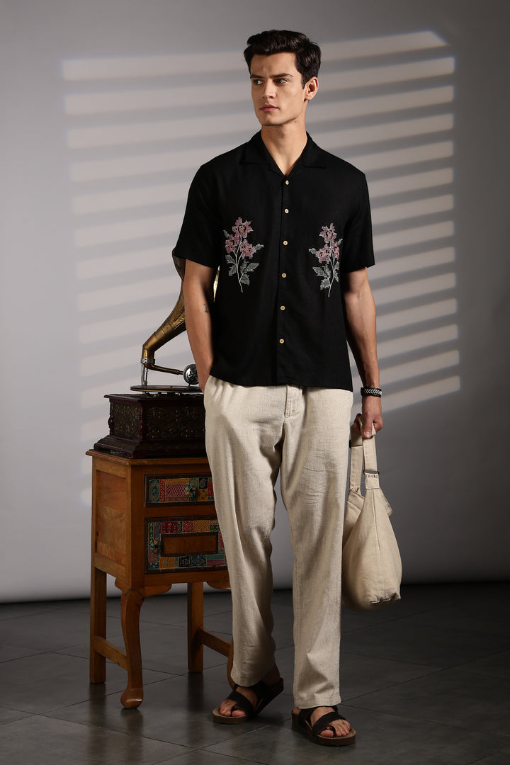 Cross Stitch Embroidery Shirt