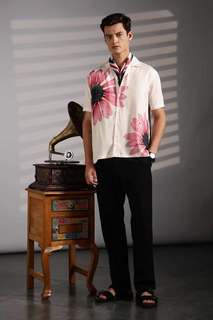 Helianthus Cuban shirt